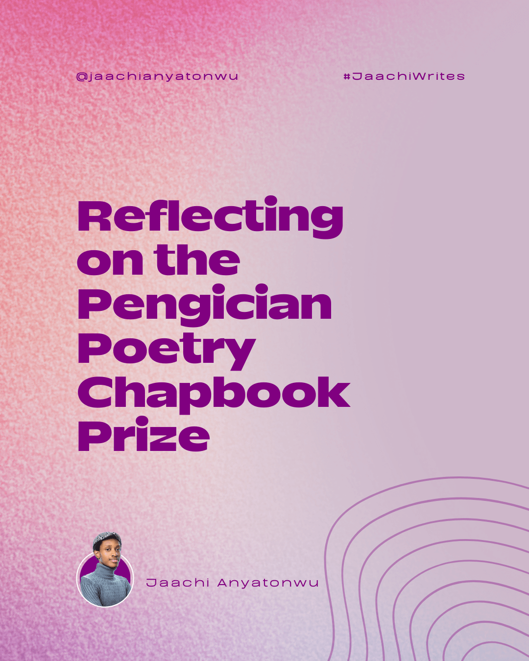 Reflecting on the Pengician Poetry Chapbook Prize
