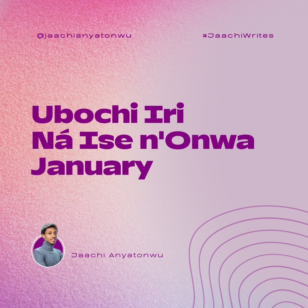 Ụbọchị Ịrị ná Ịse nke Ọnwa January