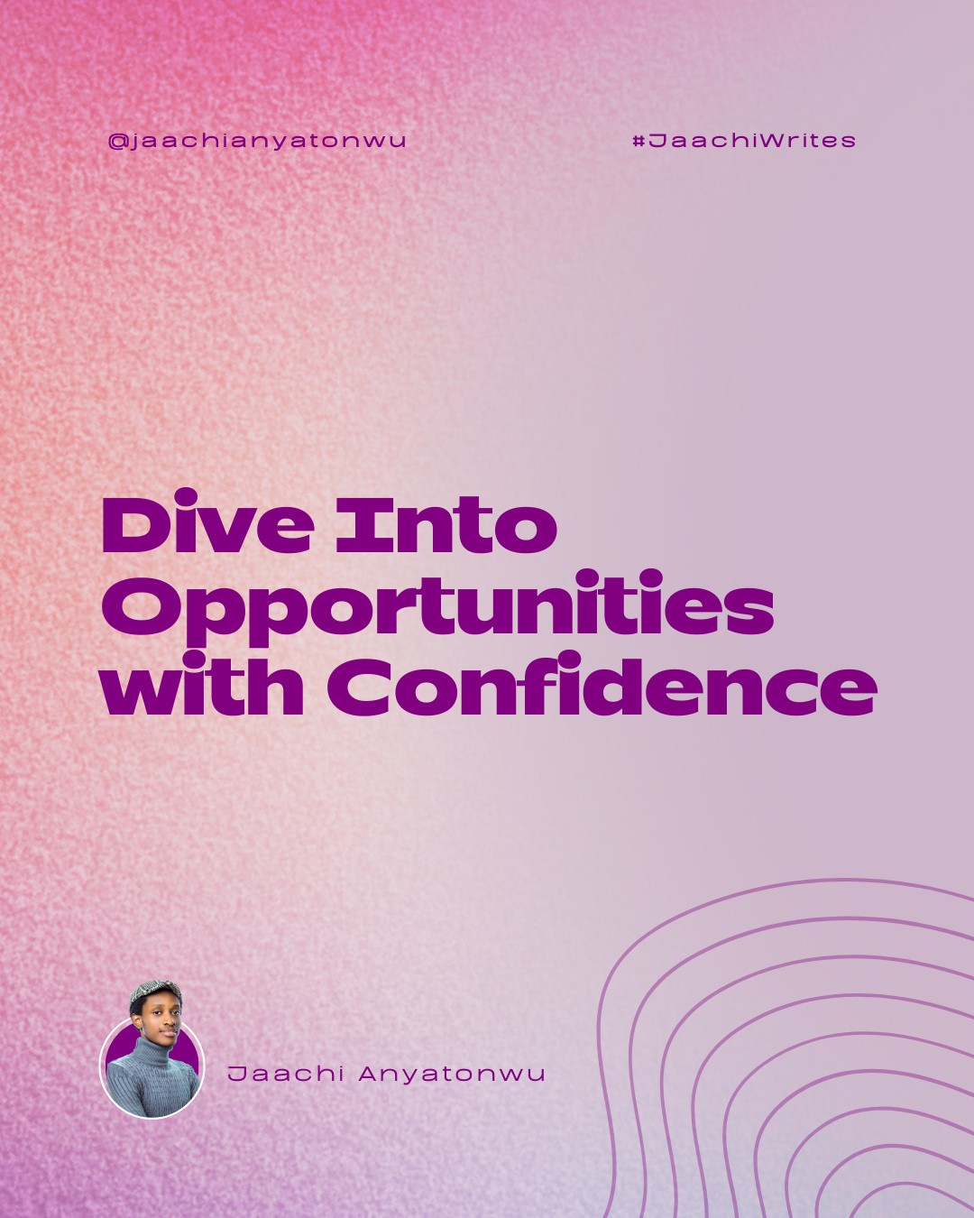 Dive into Opportunities with Passionate Confidence